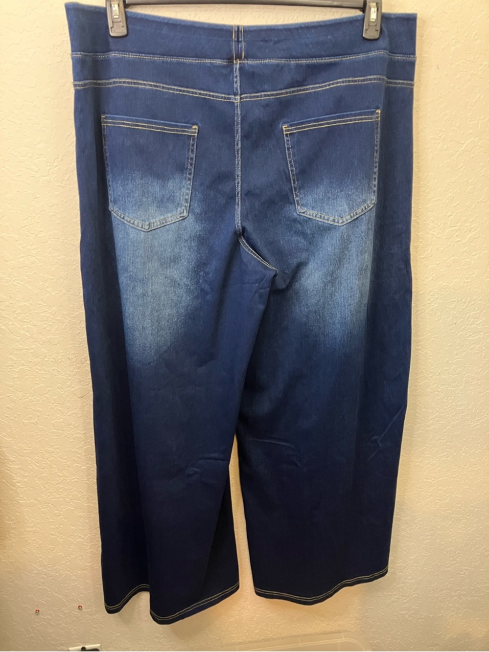 Halara Flex™ High Waisted Pockets Baggy Wide Leg Washed Casual Plus Size Jeans - Picture 3 of 3